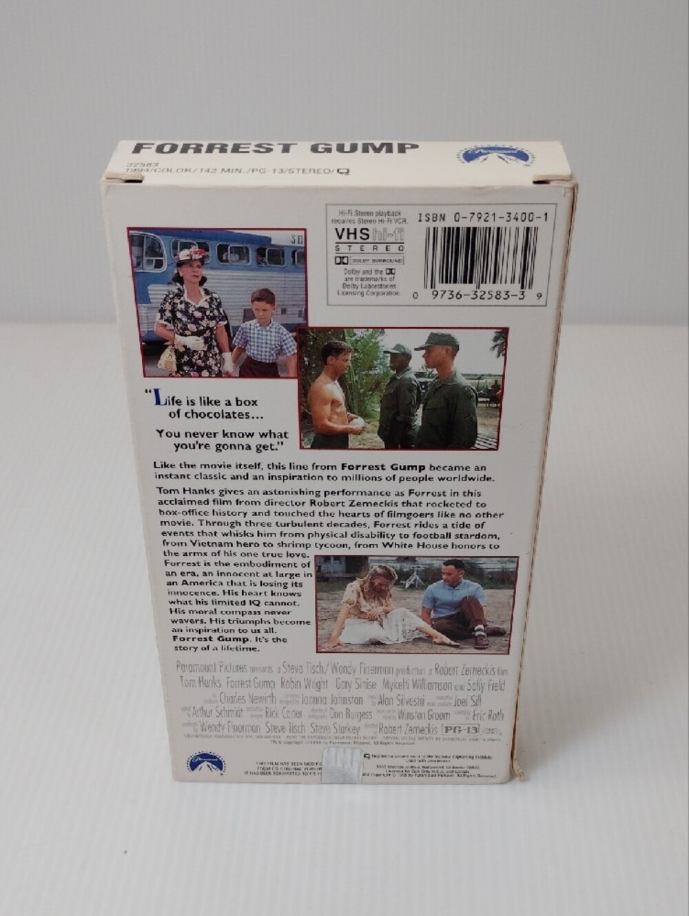5 For $7 Forrest Gump VHS Tape and Box - White Black - Picture 4 of 7